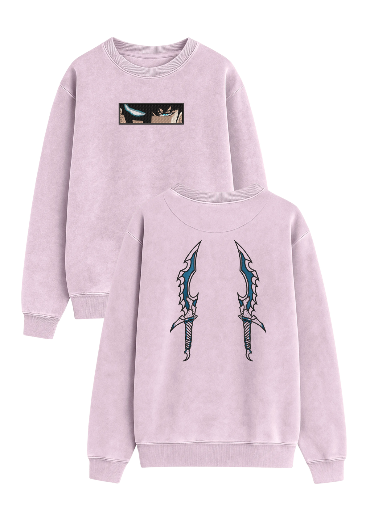Crewneck Solo Leveling Sung Jin Woo Ojos Y Dagas